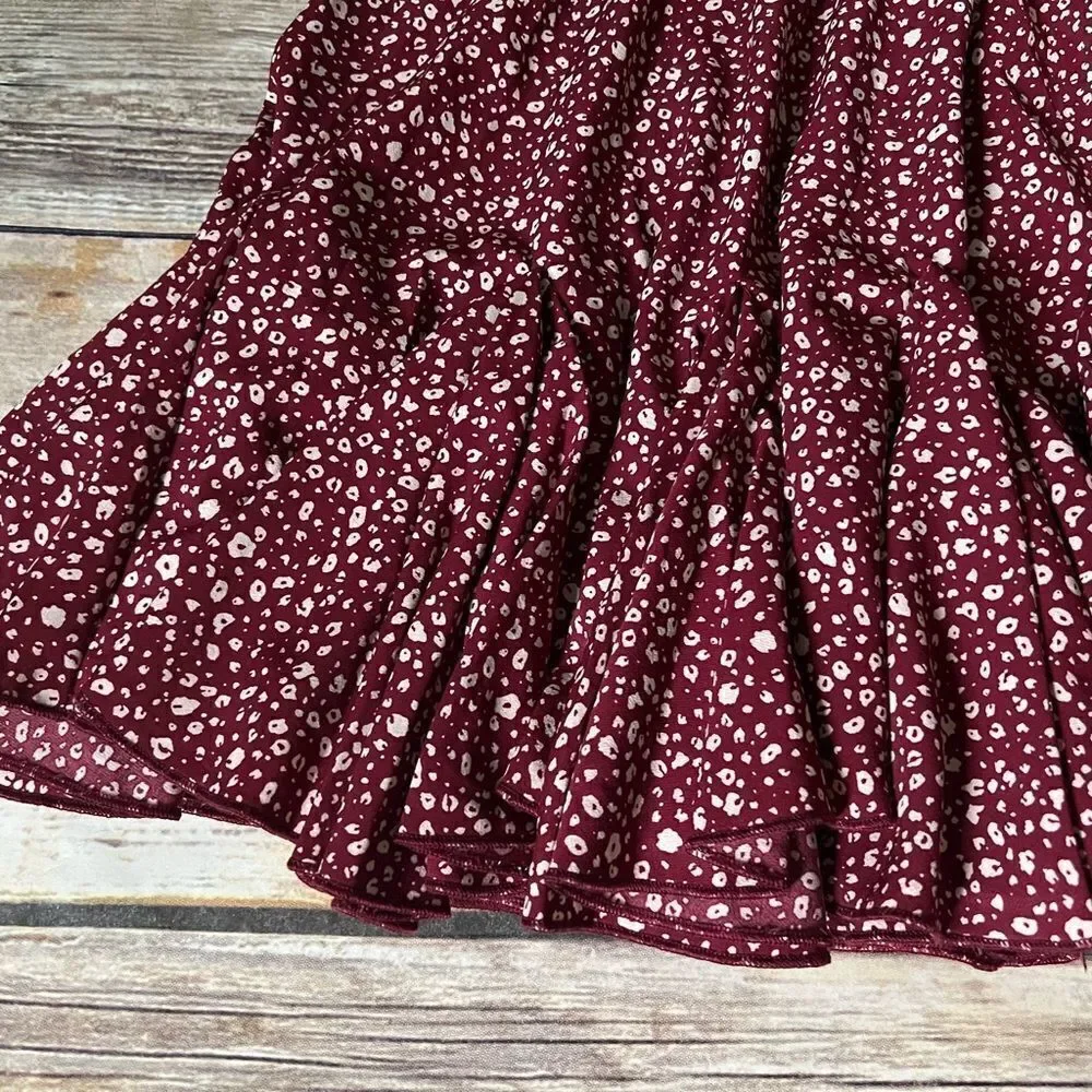 Burgundy Fall ready Skirt